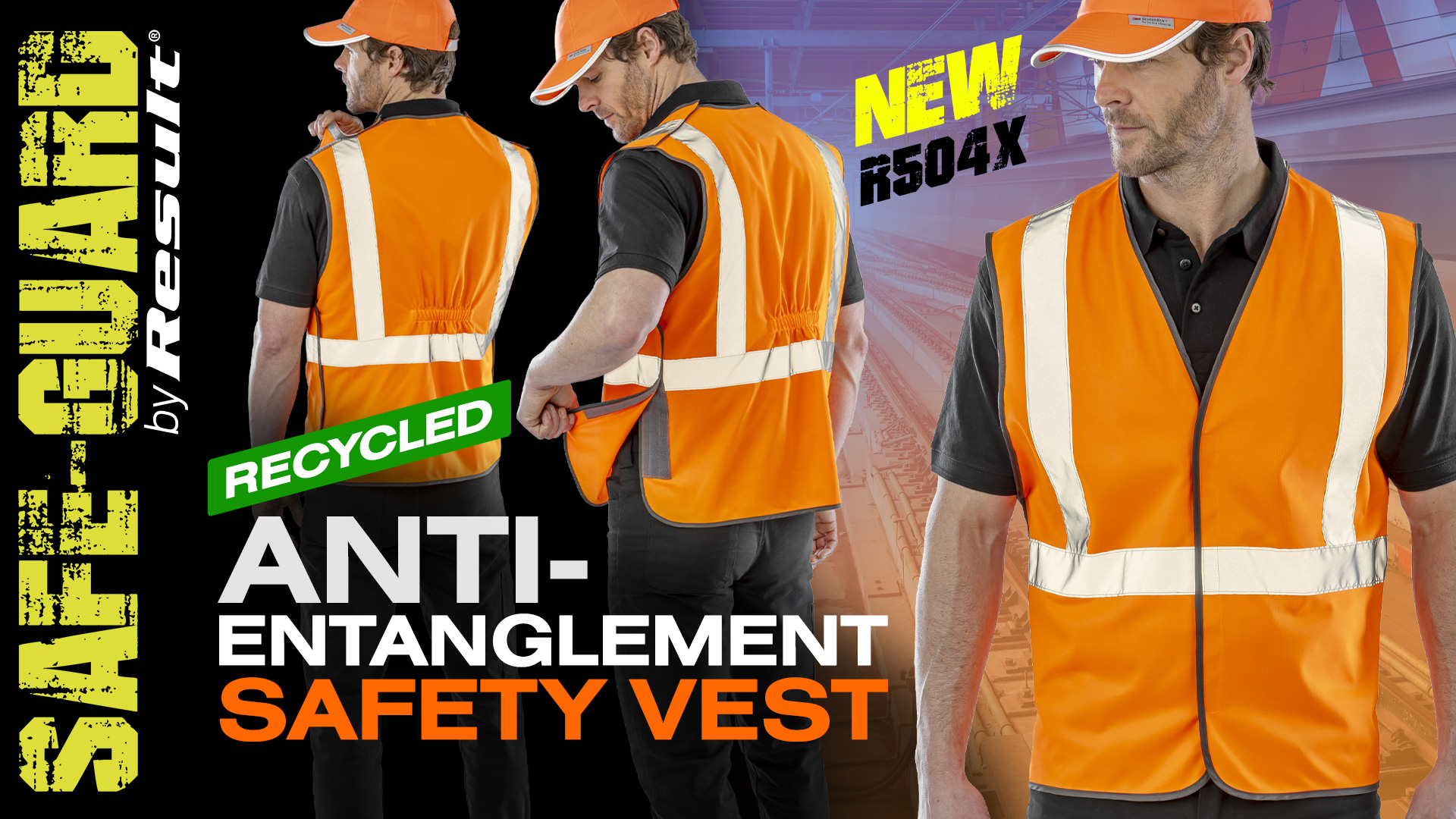 safe-guard recycled anti-entanglement vest