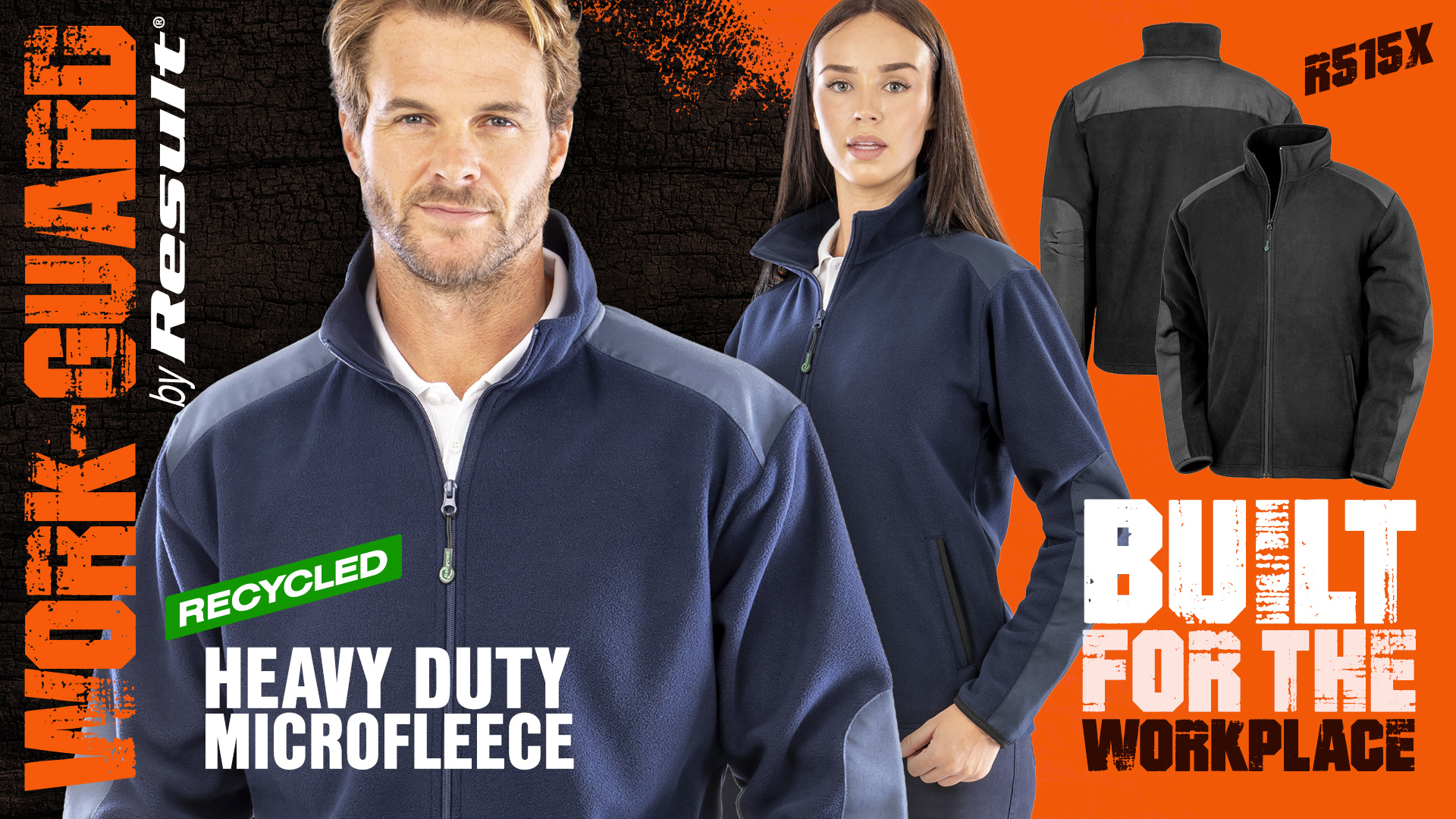 R515X recycled heavy duty microfleece