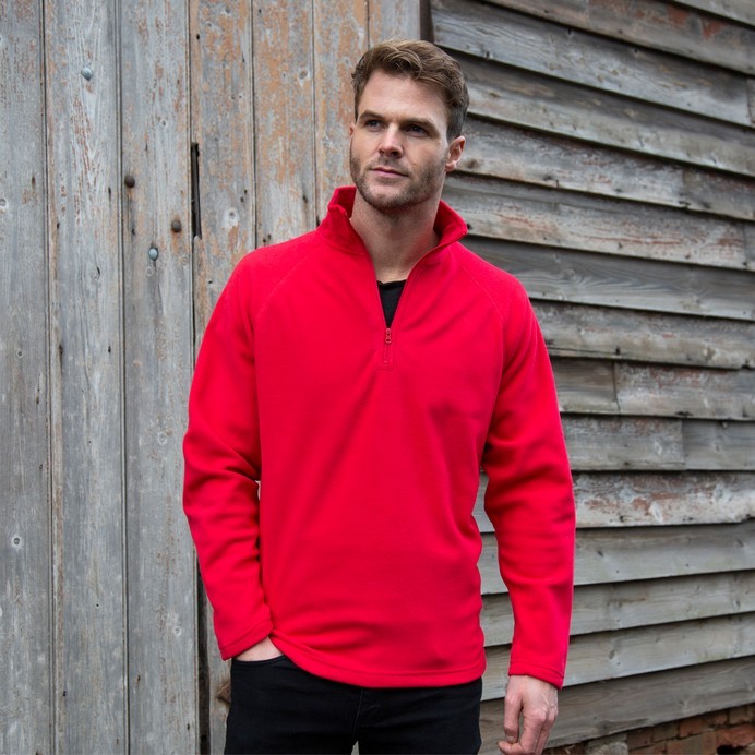 Result R112x Micron Fleece Midlayer – Stretch, Atmungsaktiv, 200 G/m², Raglan-Ärmel, Aus 100 % Polyester